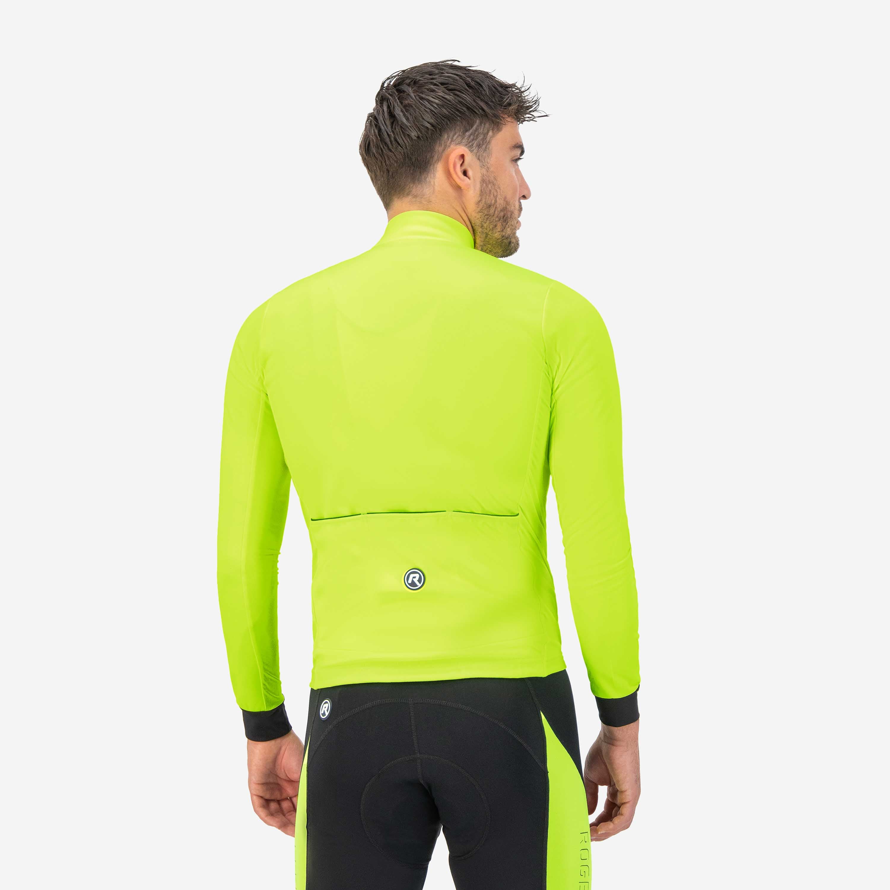 Core Fietsshirt Lange Mouw Heren - Neon Geel/Zwart