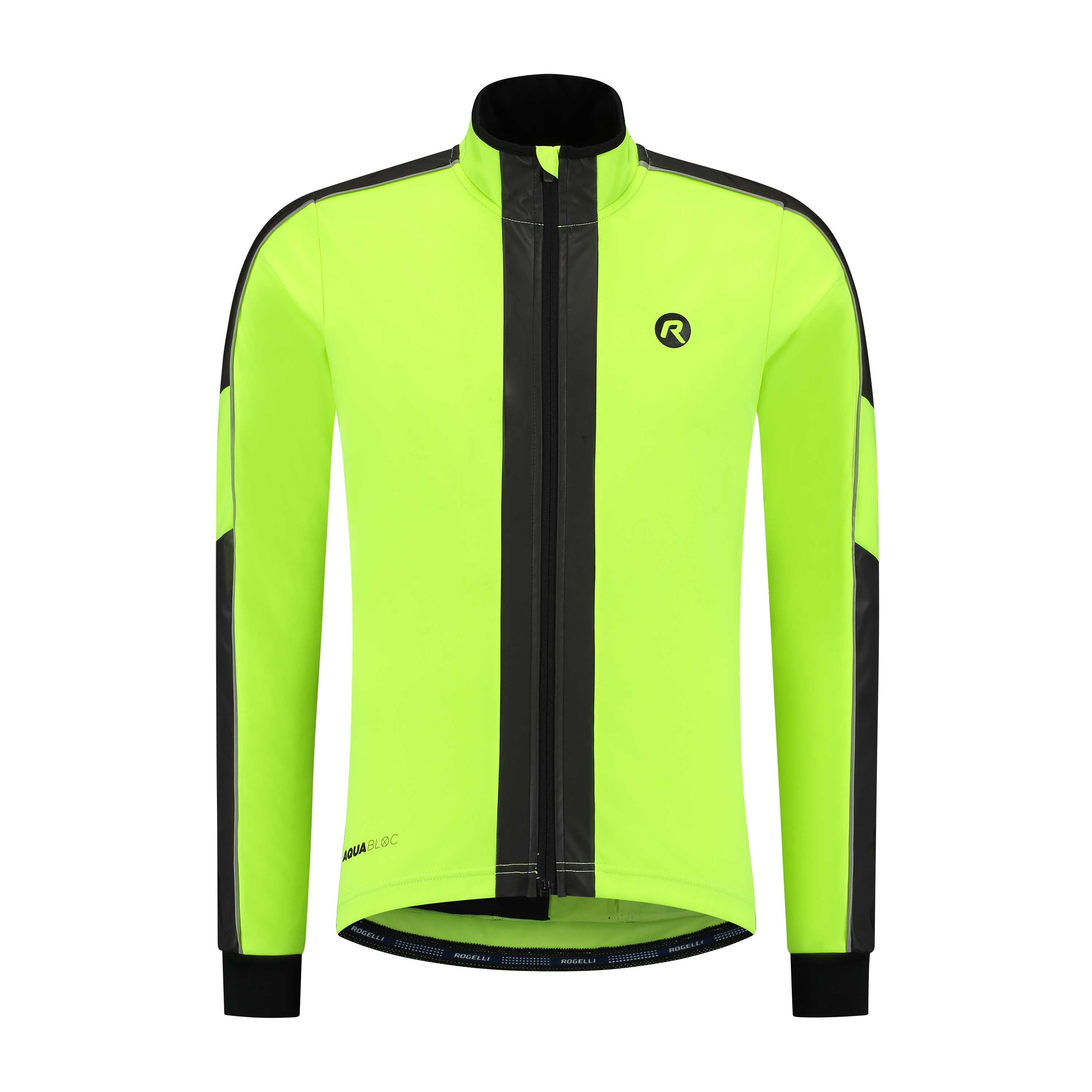 Essential Hi vis winter fietsjack Männer - Neon Geel