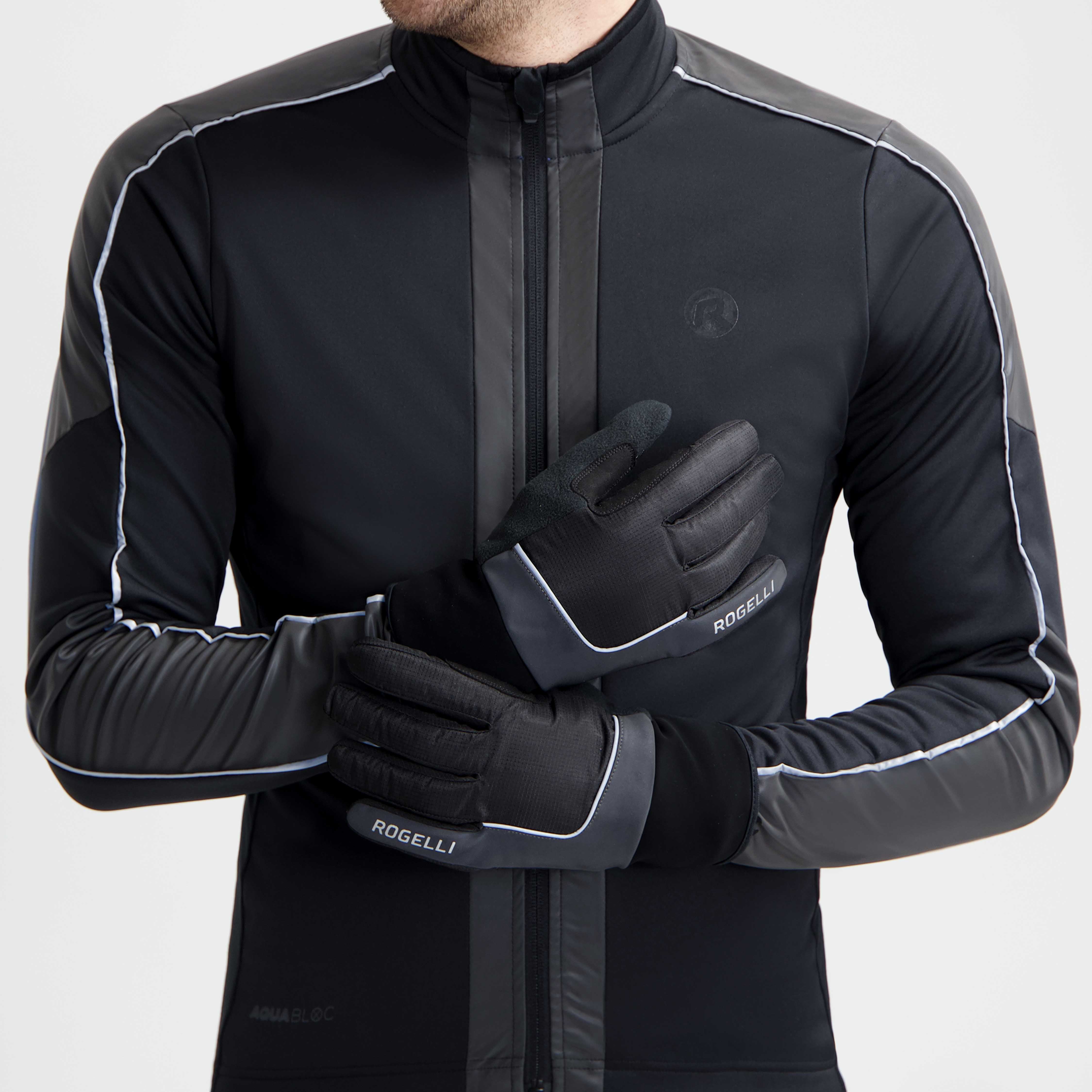 Essential Hi Vis Winter Fiets Gloves Men - Black