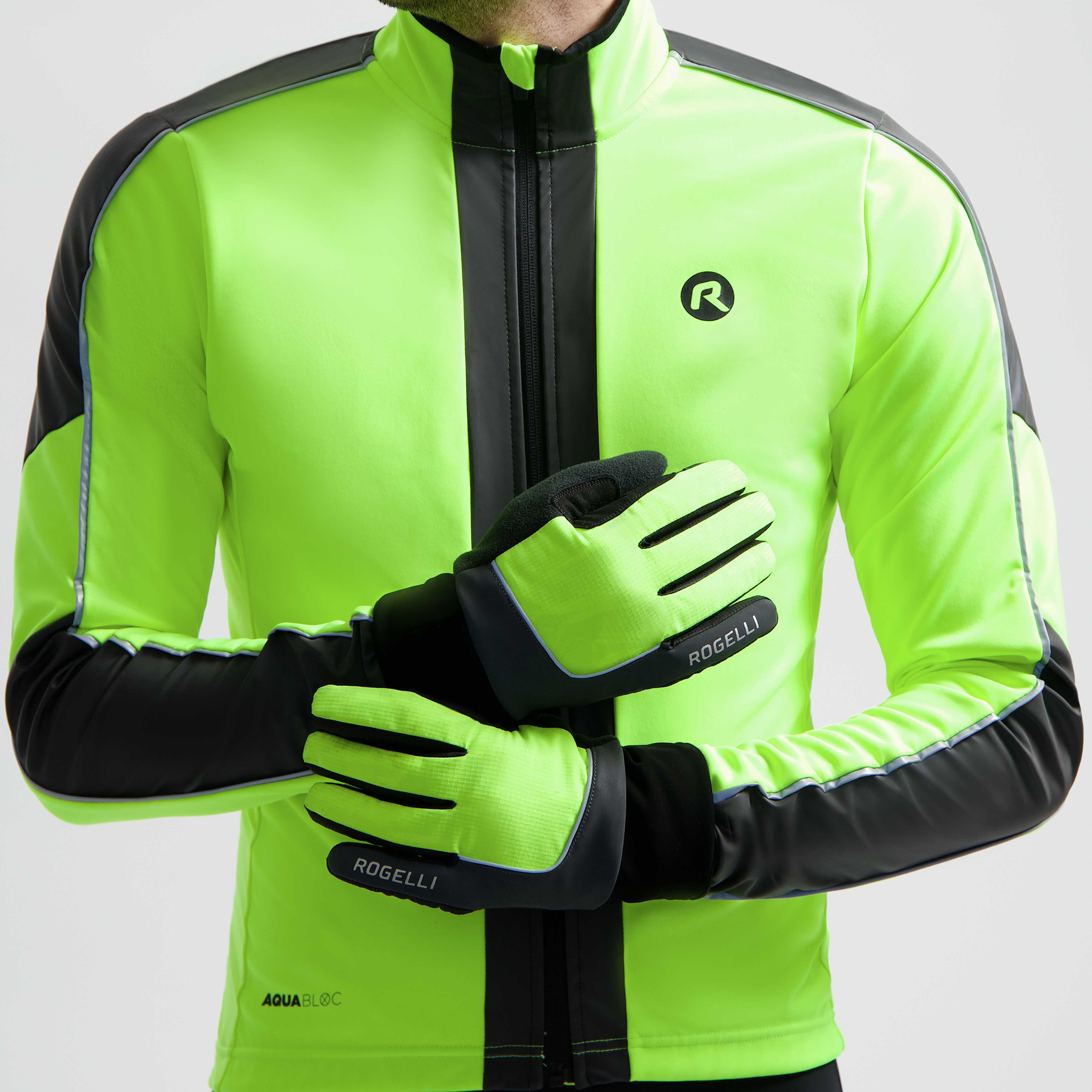 Essential Hi Vis Winter Fiets Gloves Men - Neon yellow