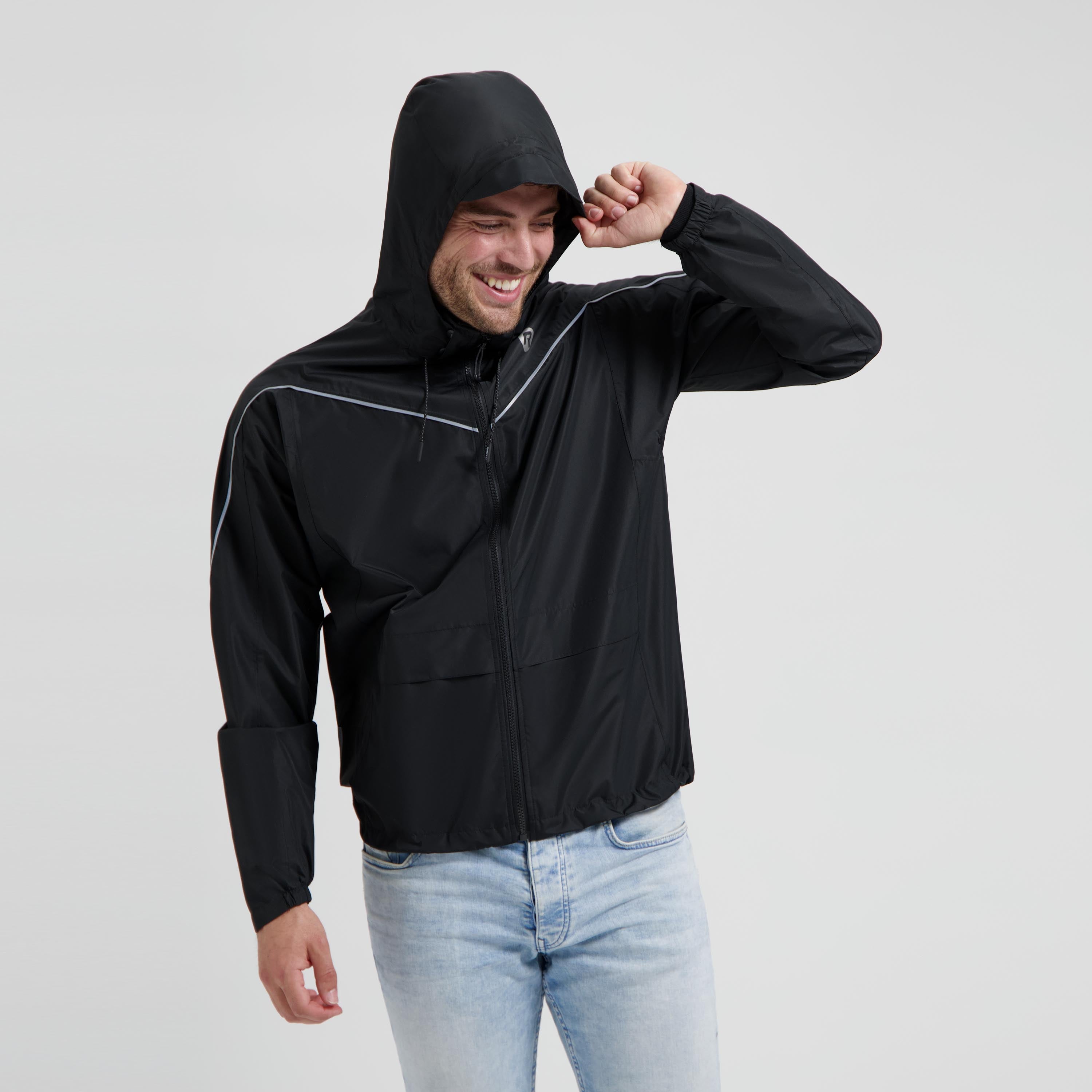 Commuter Essential Regenjas Unisex - Zwart