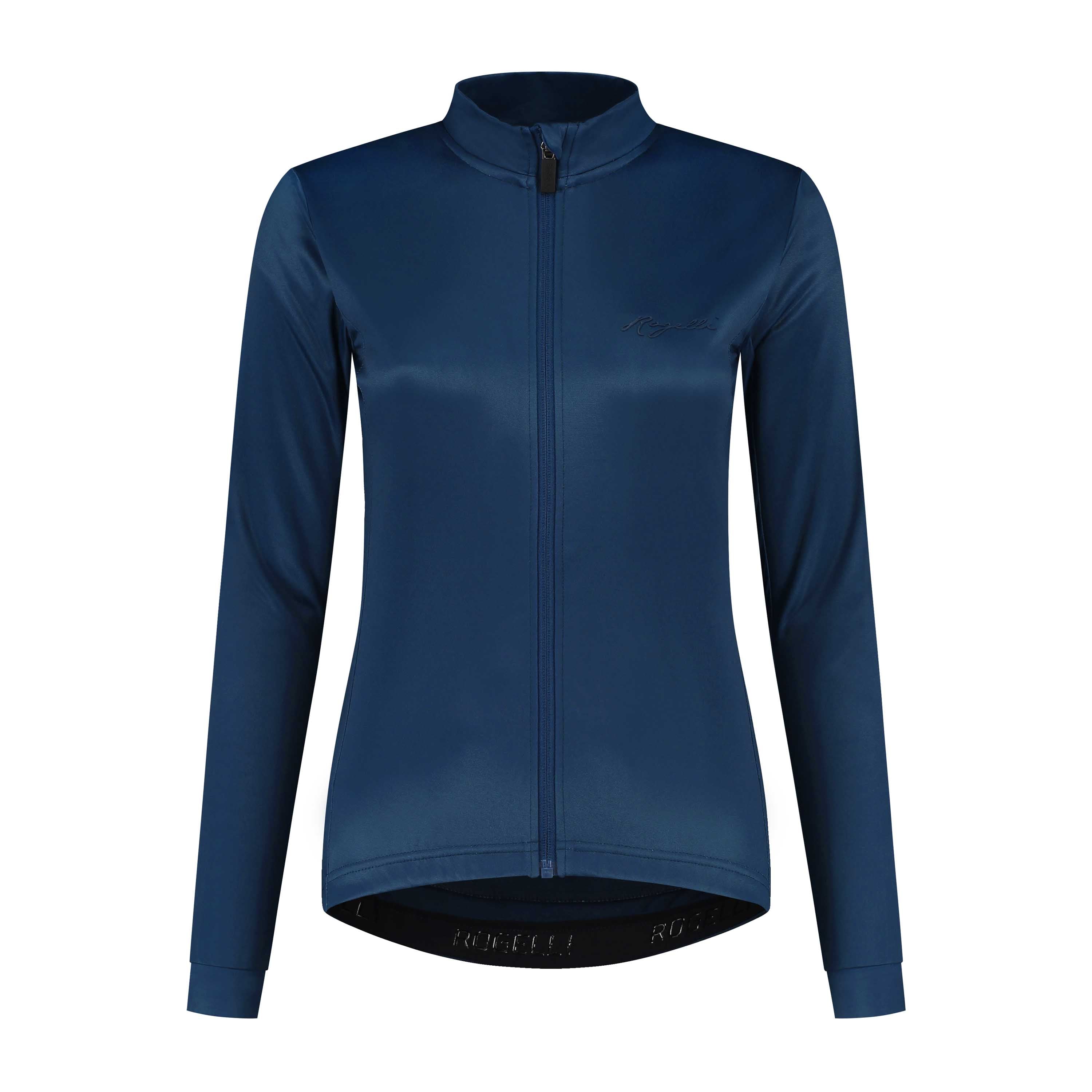 Core Fietsshirt Lange Mouw Dames - Donkerblauw