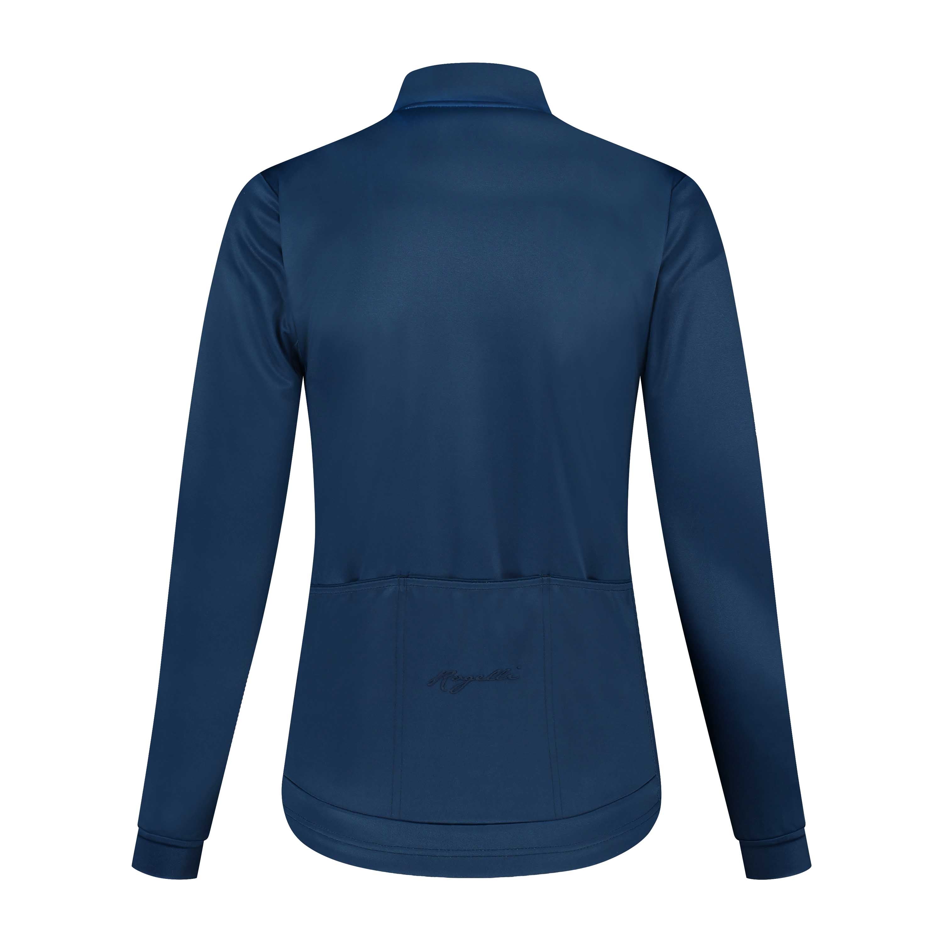 Core Fietsshirt Lange Mouw Dames - Donkerblauw