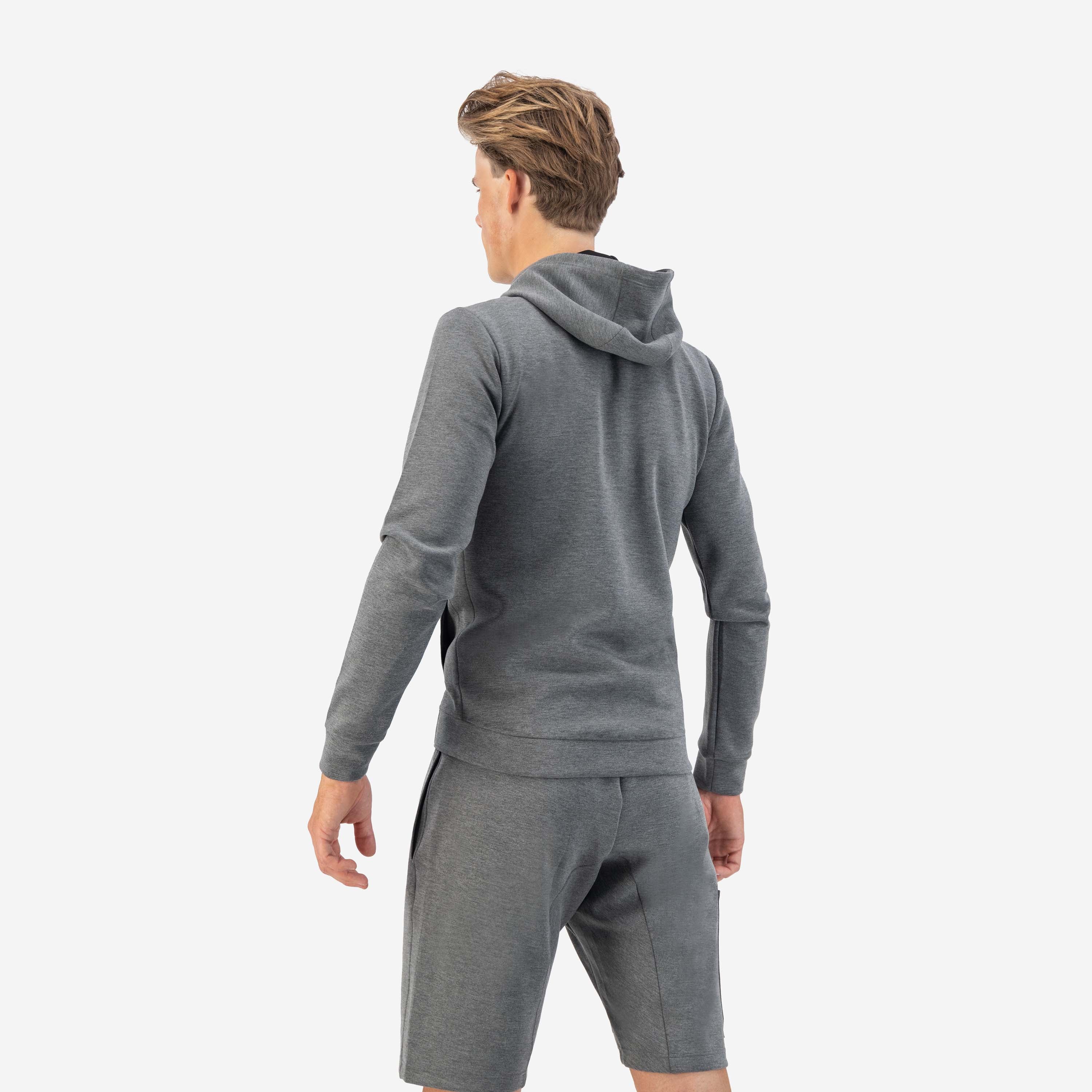 Training II Vest met Capuchon Heren - Grijs