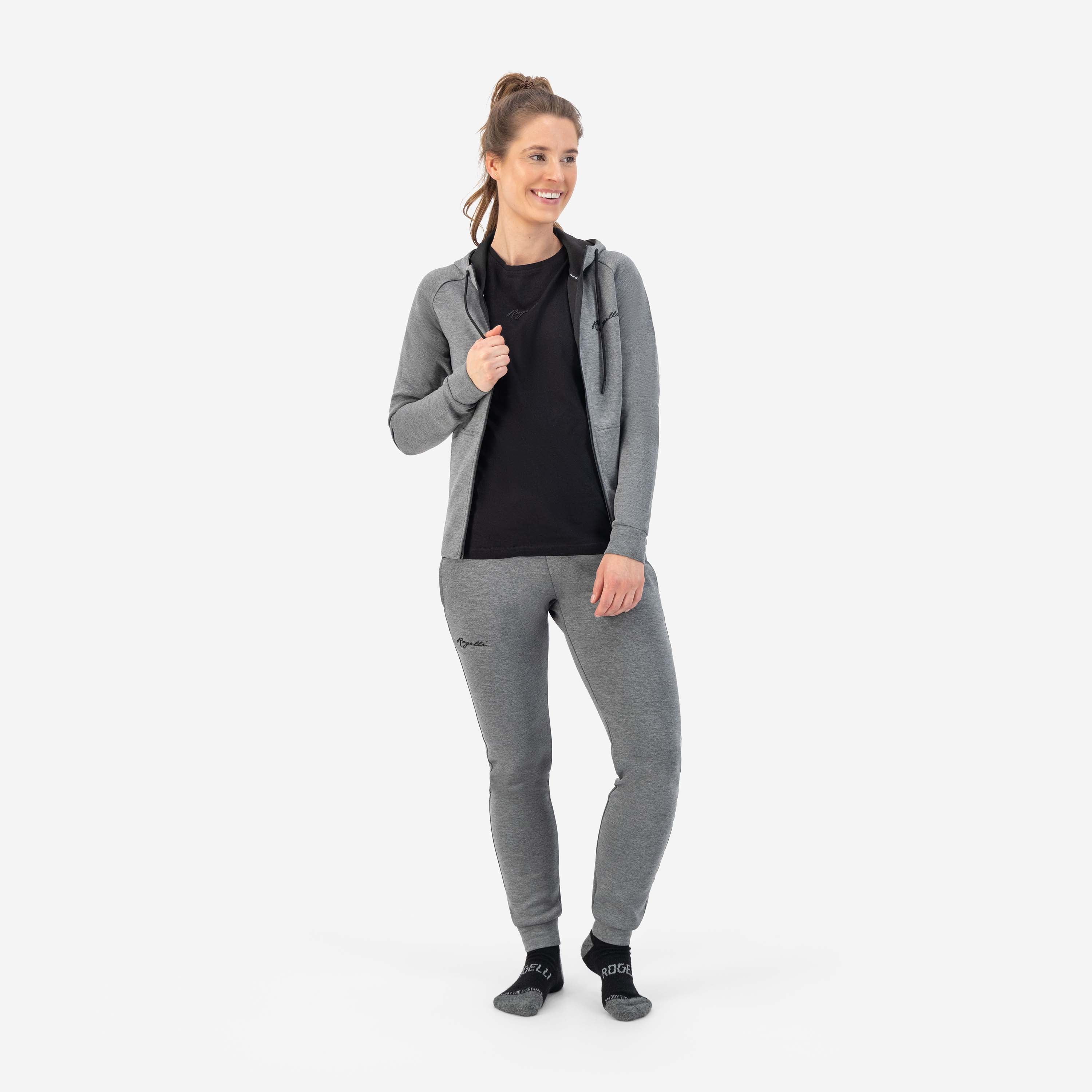 Training II Vest met Capuchon Dames - Grijs