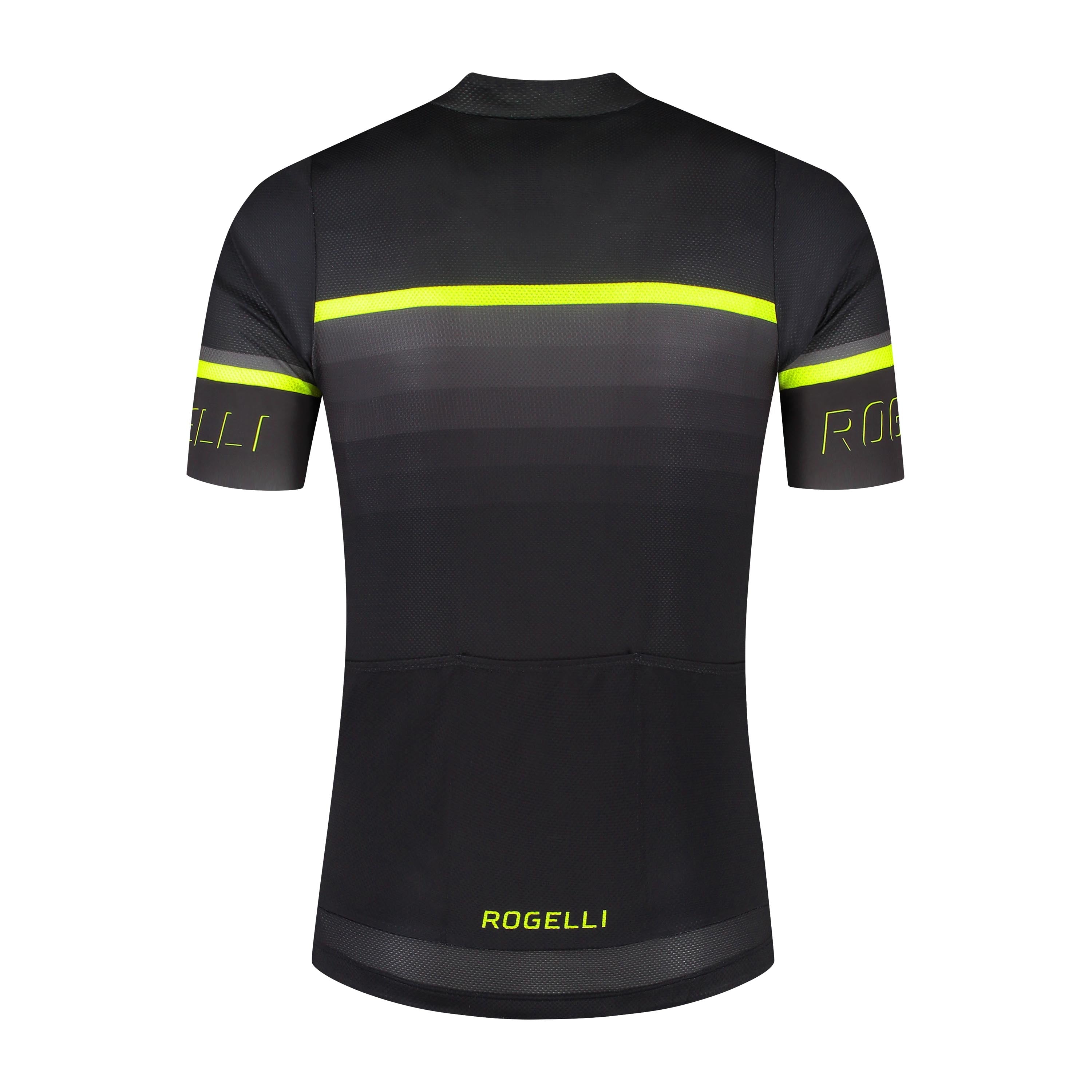 Hero II Fietsshirt Heren - Zwart/Grijs/Neon Geel