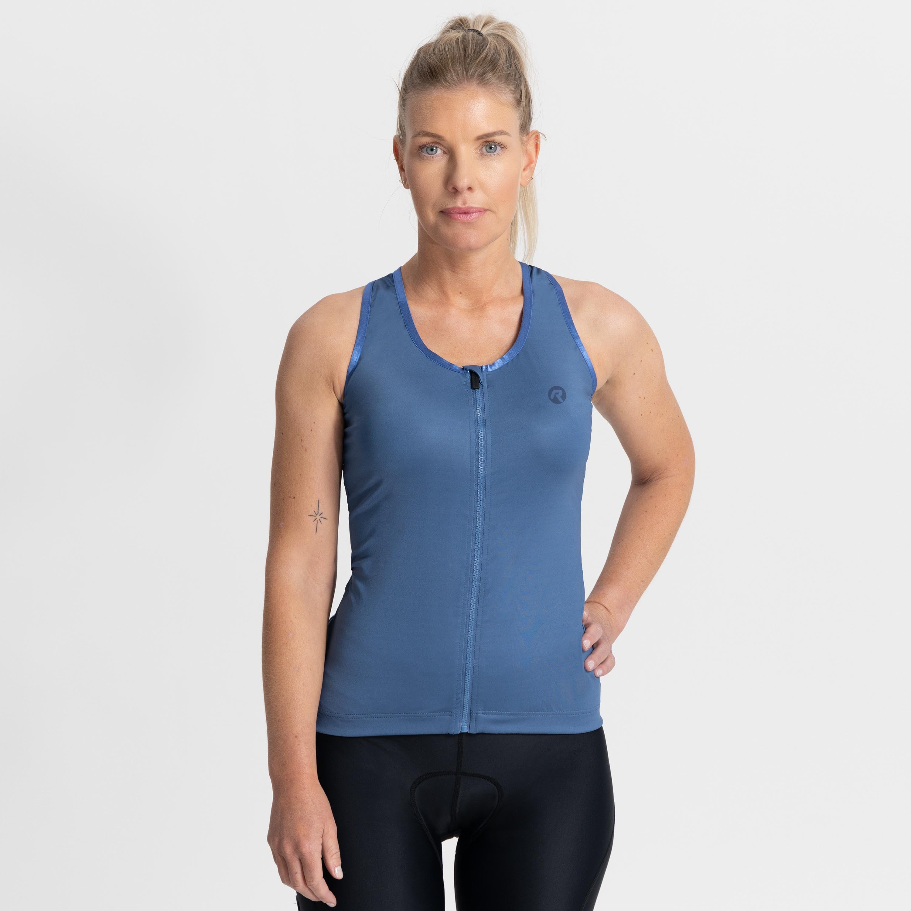Abbey Tanktop Dames - Blauw