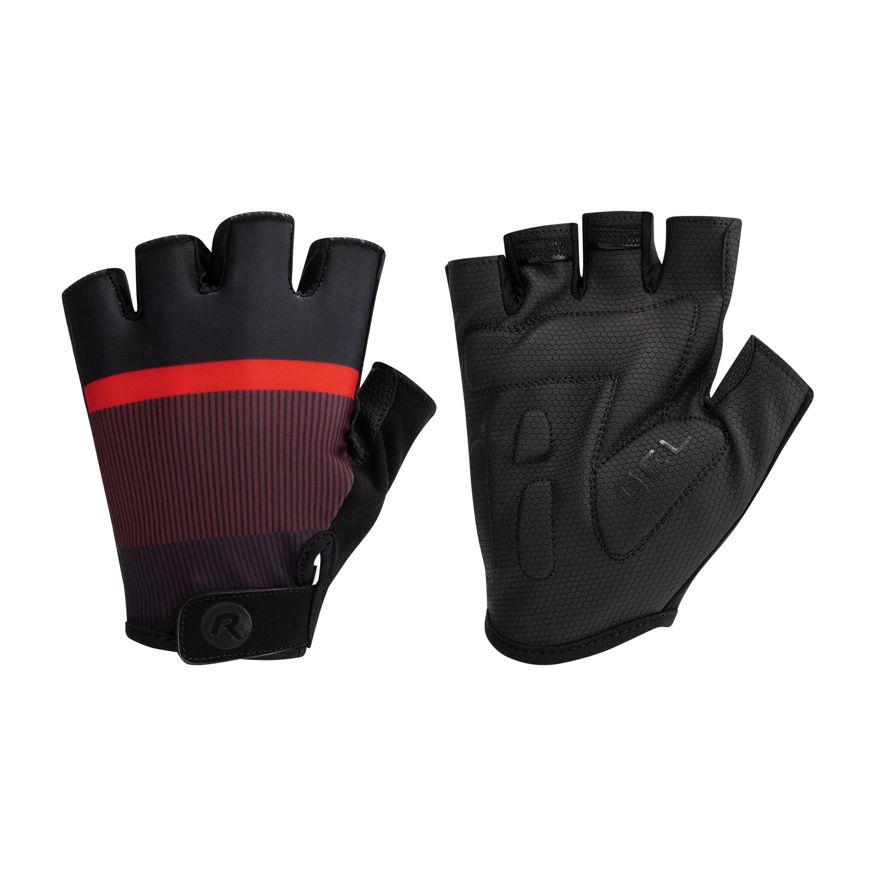 Hero II bicycle gloves Men - Black/Bordeaux/Red