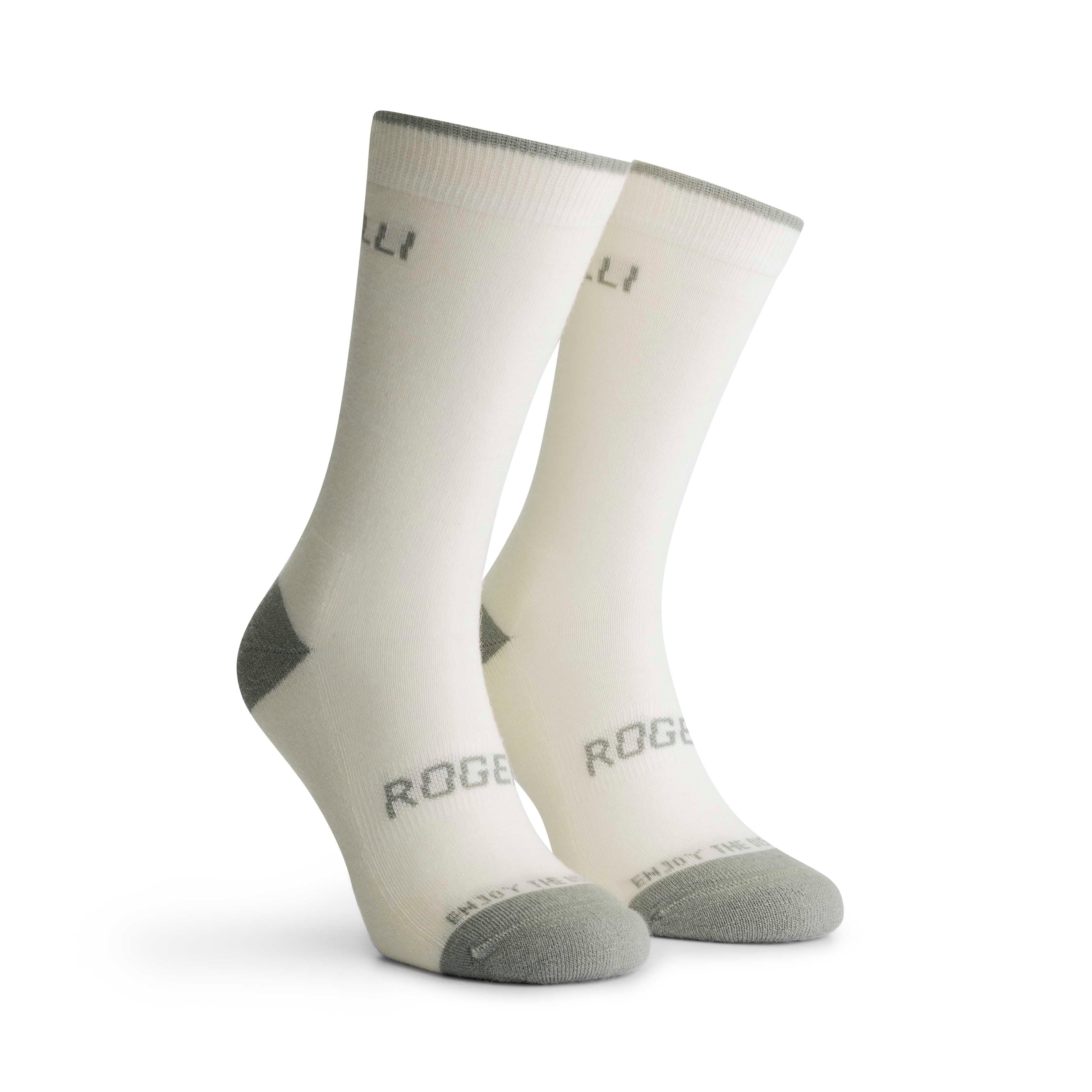 2 -Pack -Merino -Woll -Winterfahrradsocken - Army Groen/Taupe
