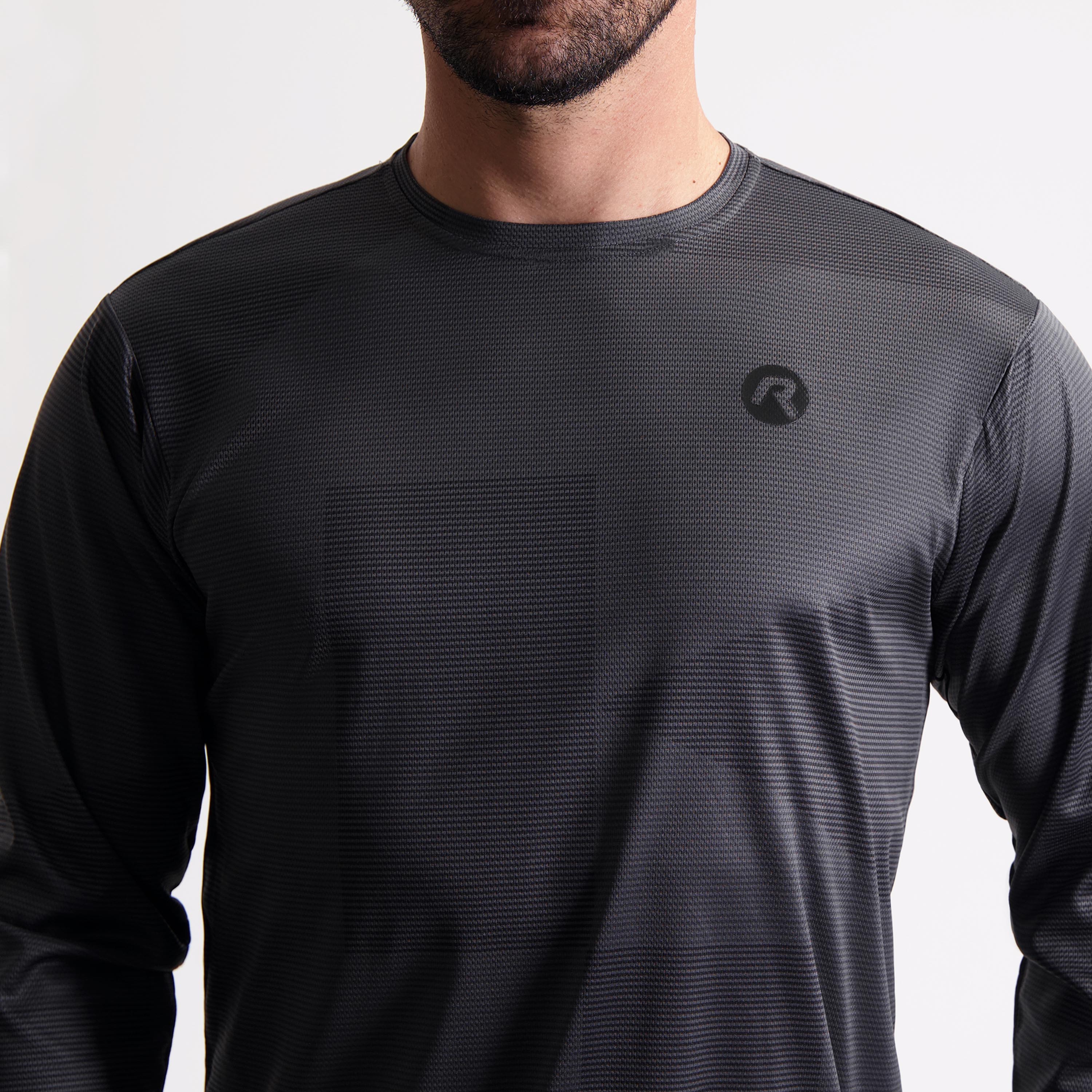 ADVNTR Core MTB Shirt Lange Mouw Heren - Grijs