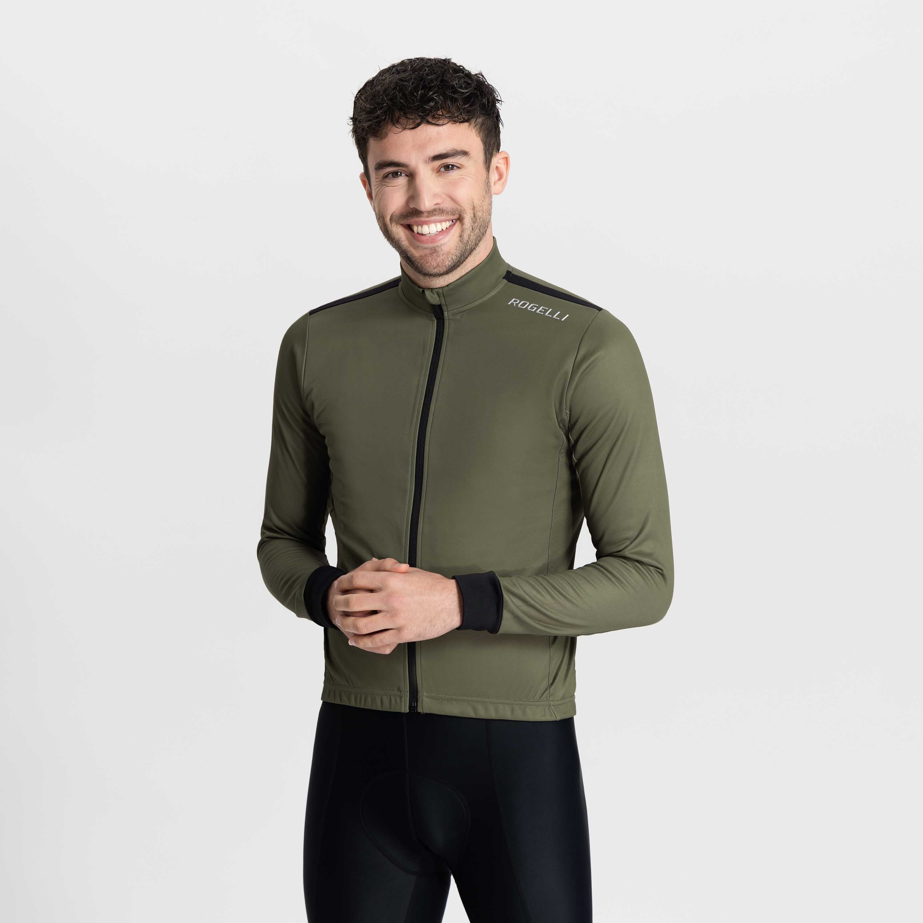 Core Fietsshirt Lange Mouw Heren - Legergroen
