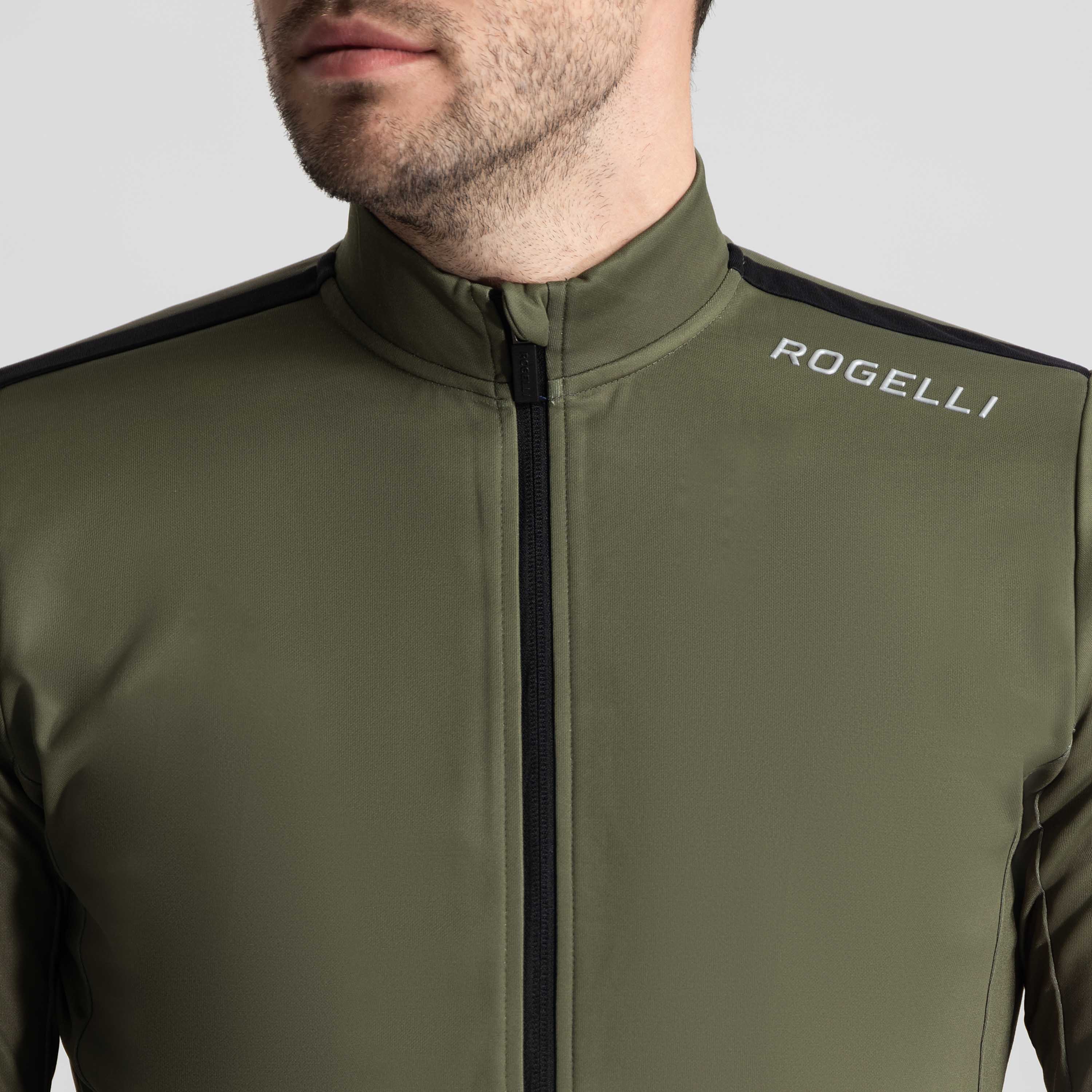 Core Fietsshirt Lange Mouw Heren - Legergroen