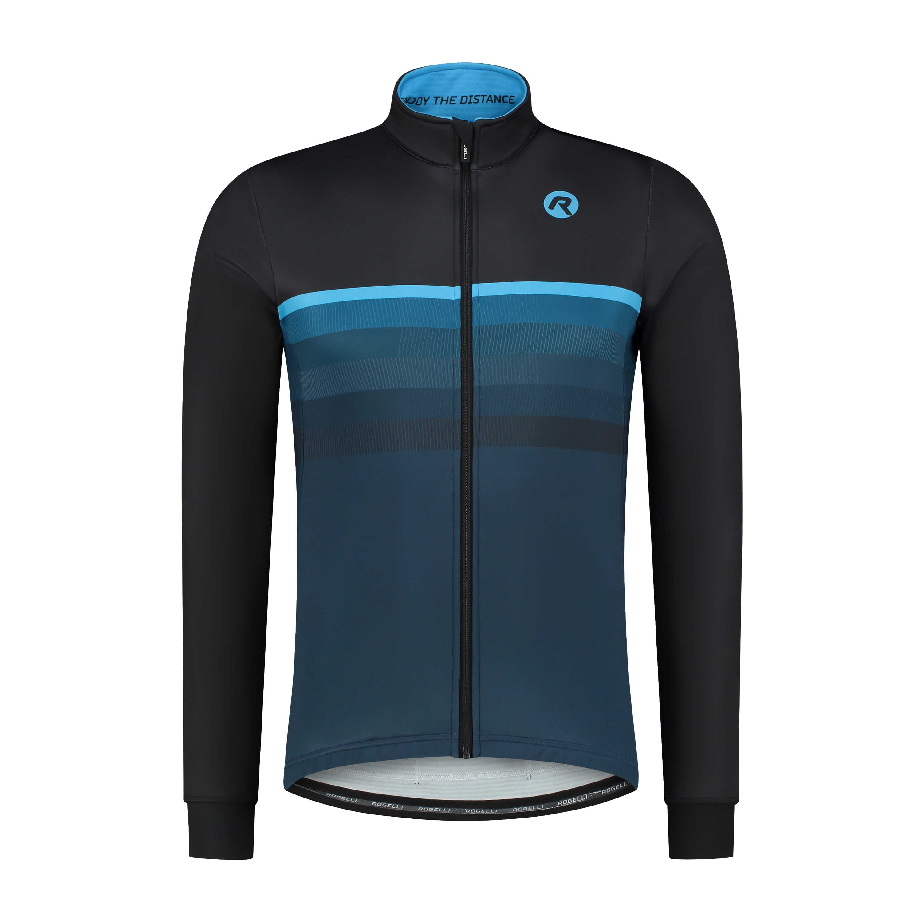 Hero II Winter Fahrradjacke Männer - Schwarz/Blau