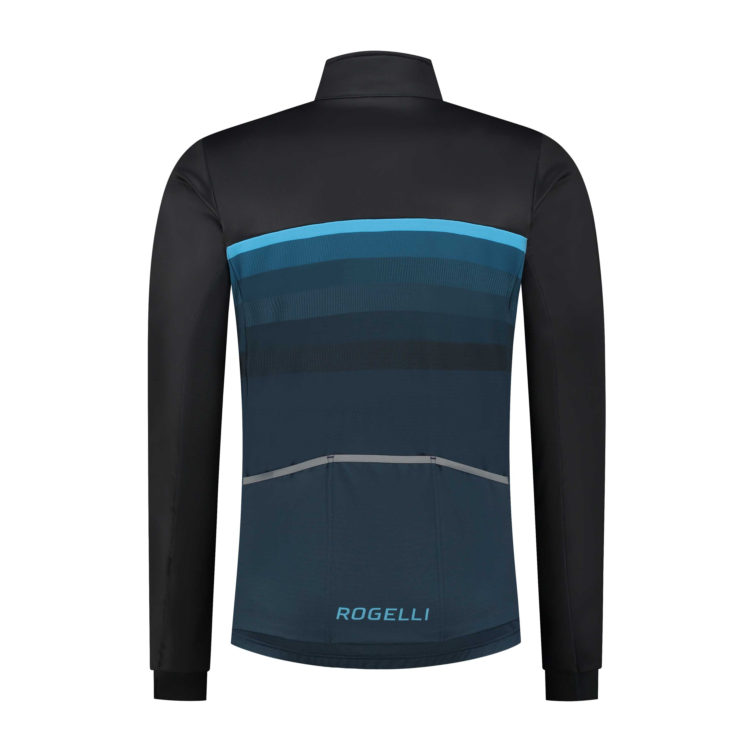 Hero II Winter Fietsjack Heren - Zwart/Blauw