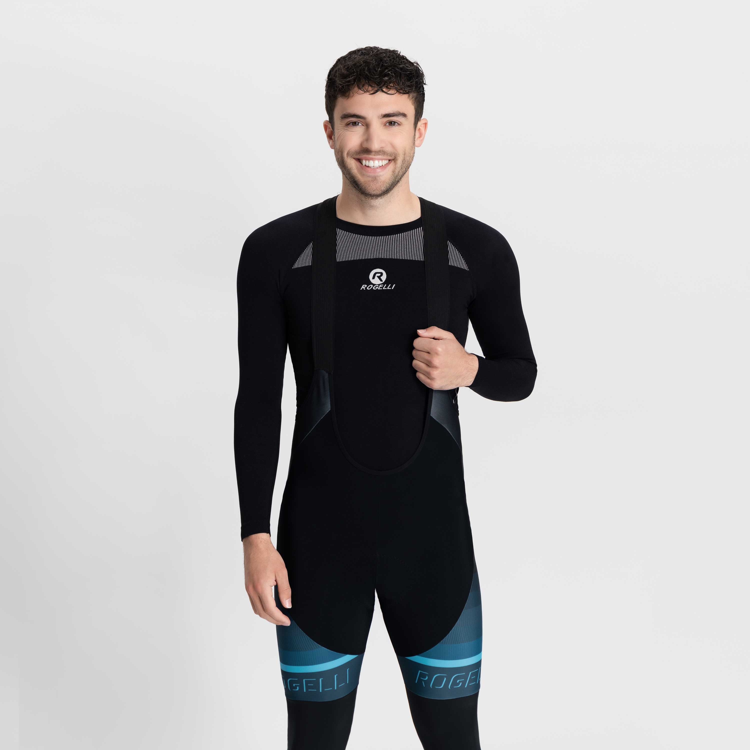 Held II Lange Fahrradhosen Männer - Schwarz/Blau