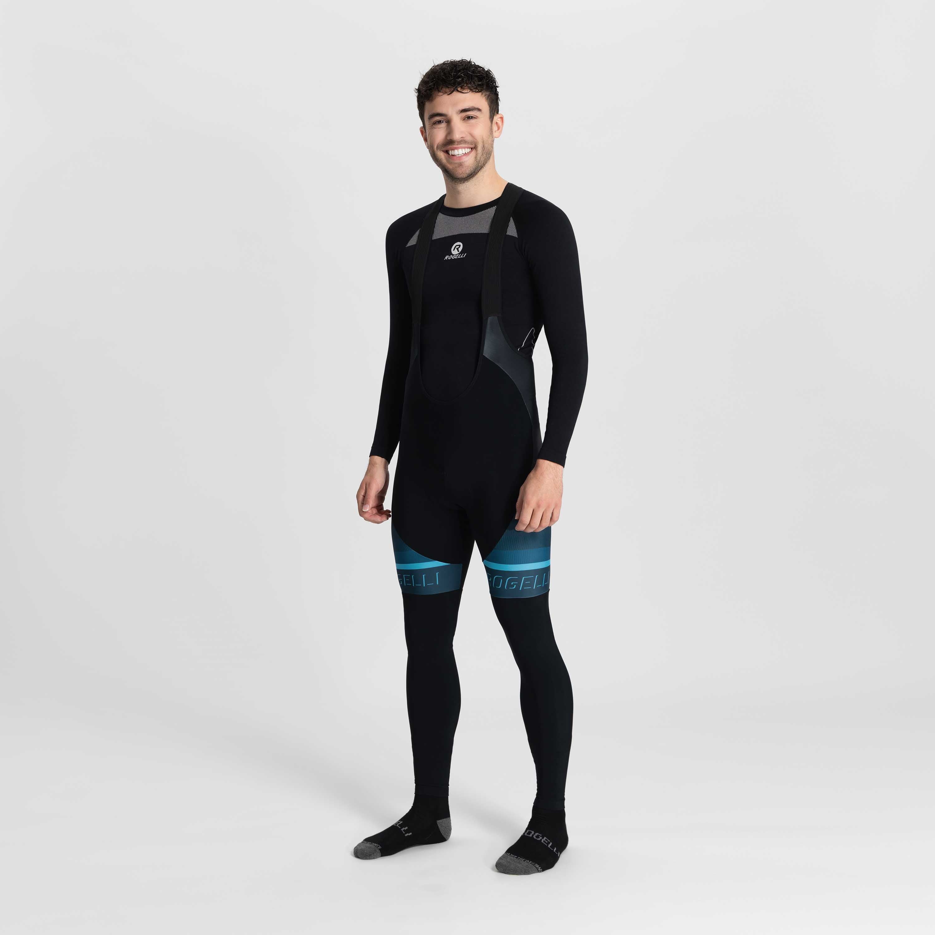 Held II Lange Fahrradhosen Männer - Schwarz/Blau