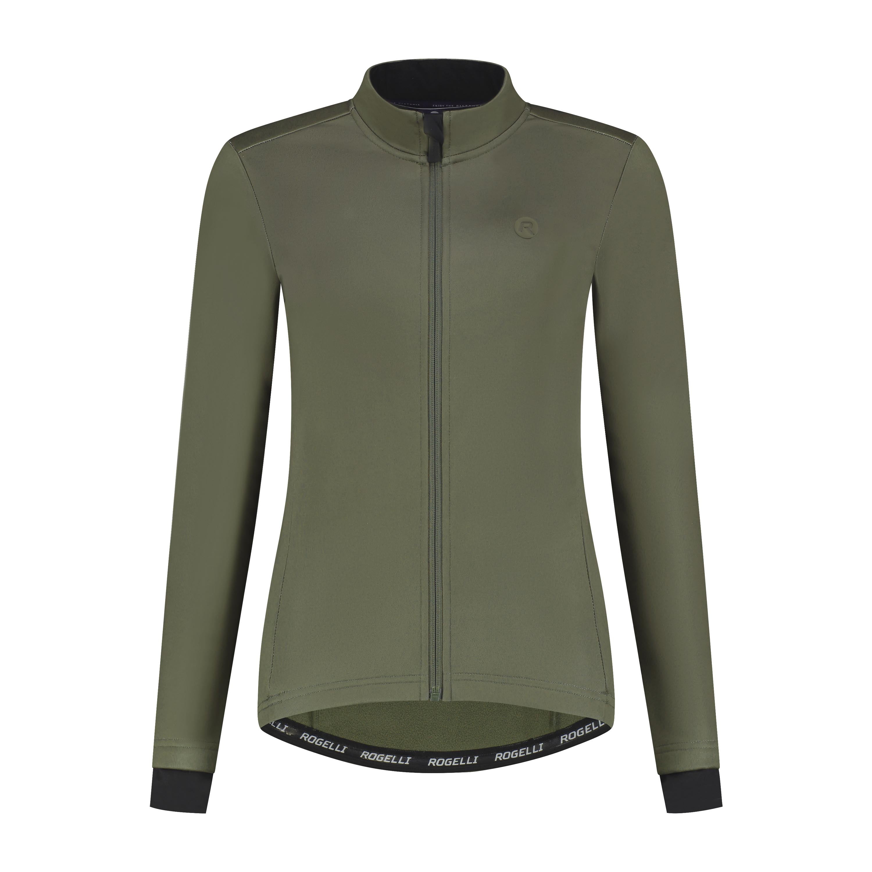 Core Winter Fietsjack Dames - Legergroen