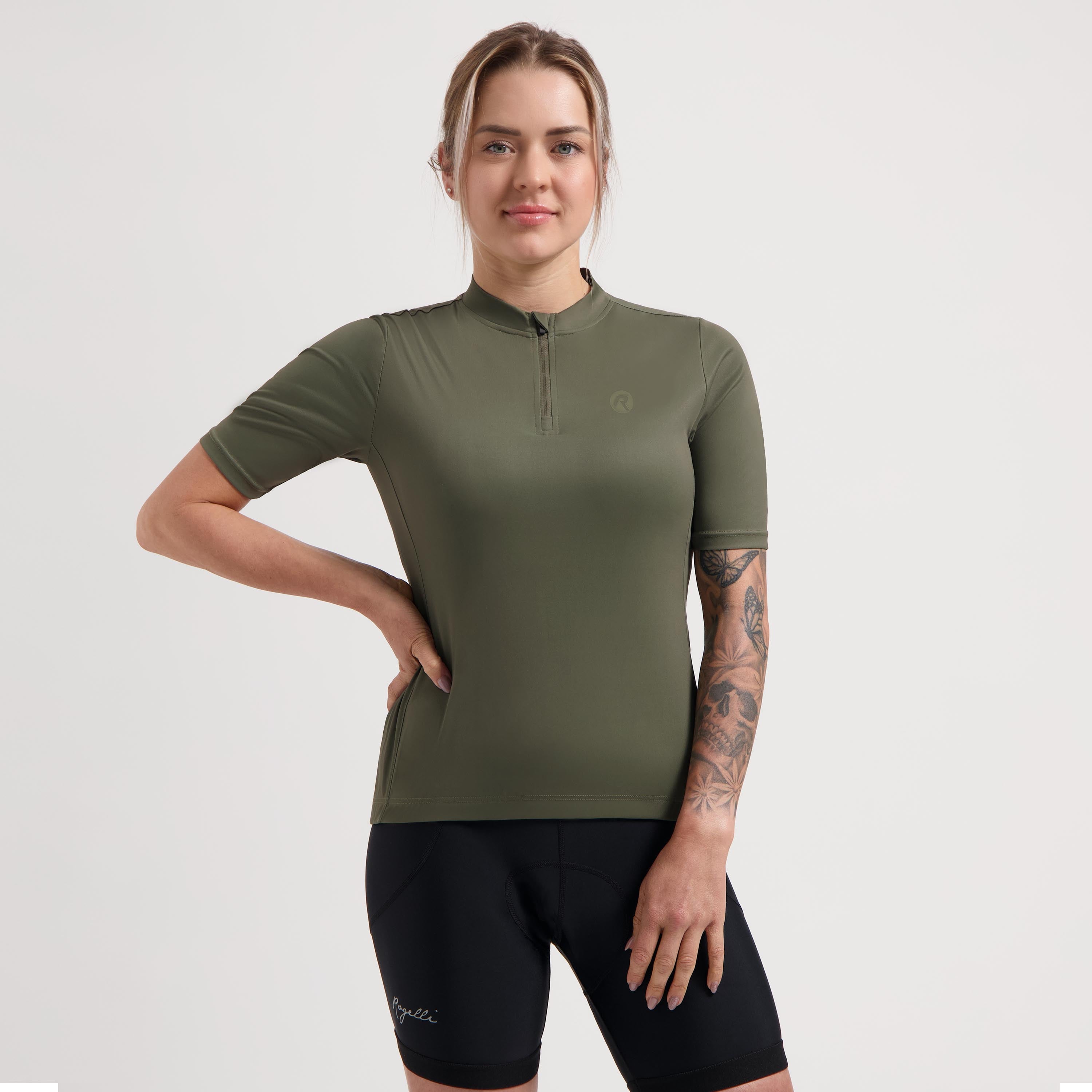 Core Fietsshirt Dames - Legergroen