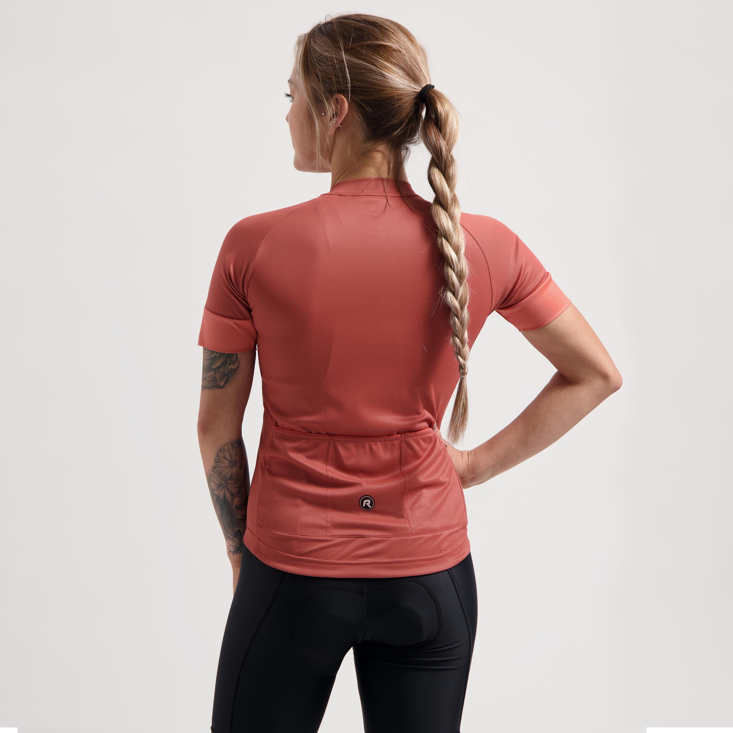 Modesta Fietsshirt Dames - Chutney/Koraal