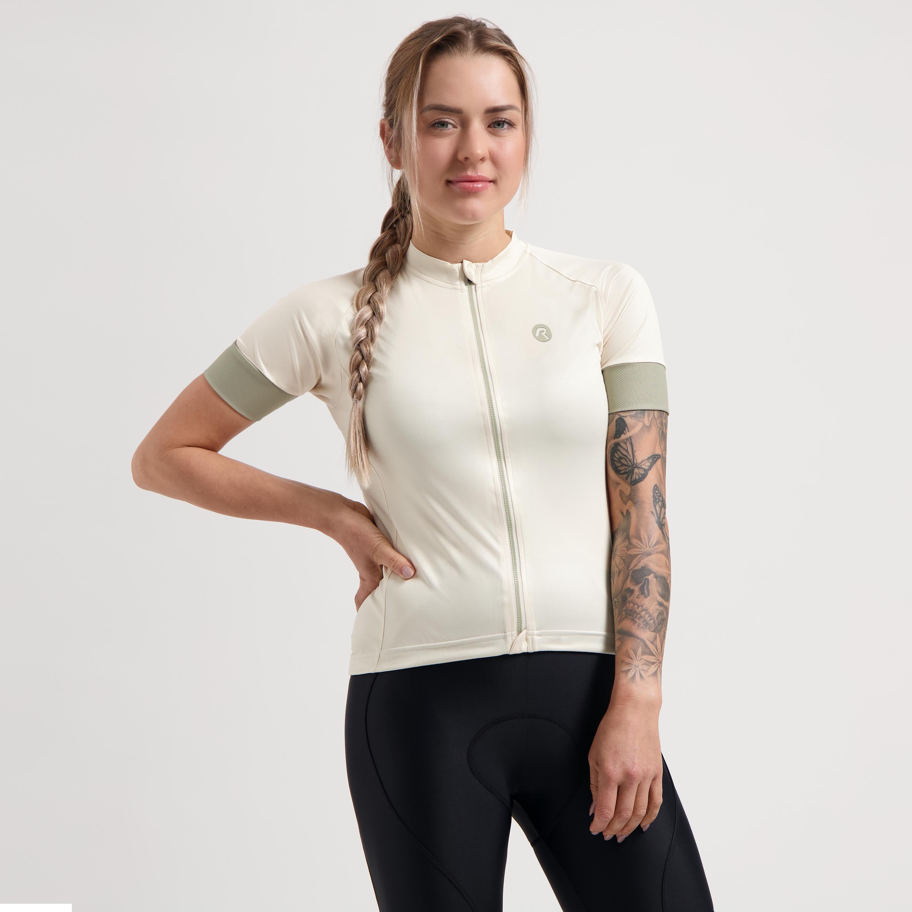 Modesta Fietsshirt Dames - Taupe