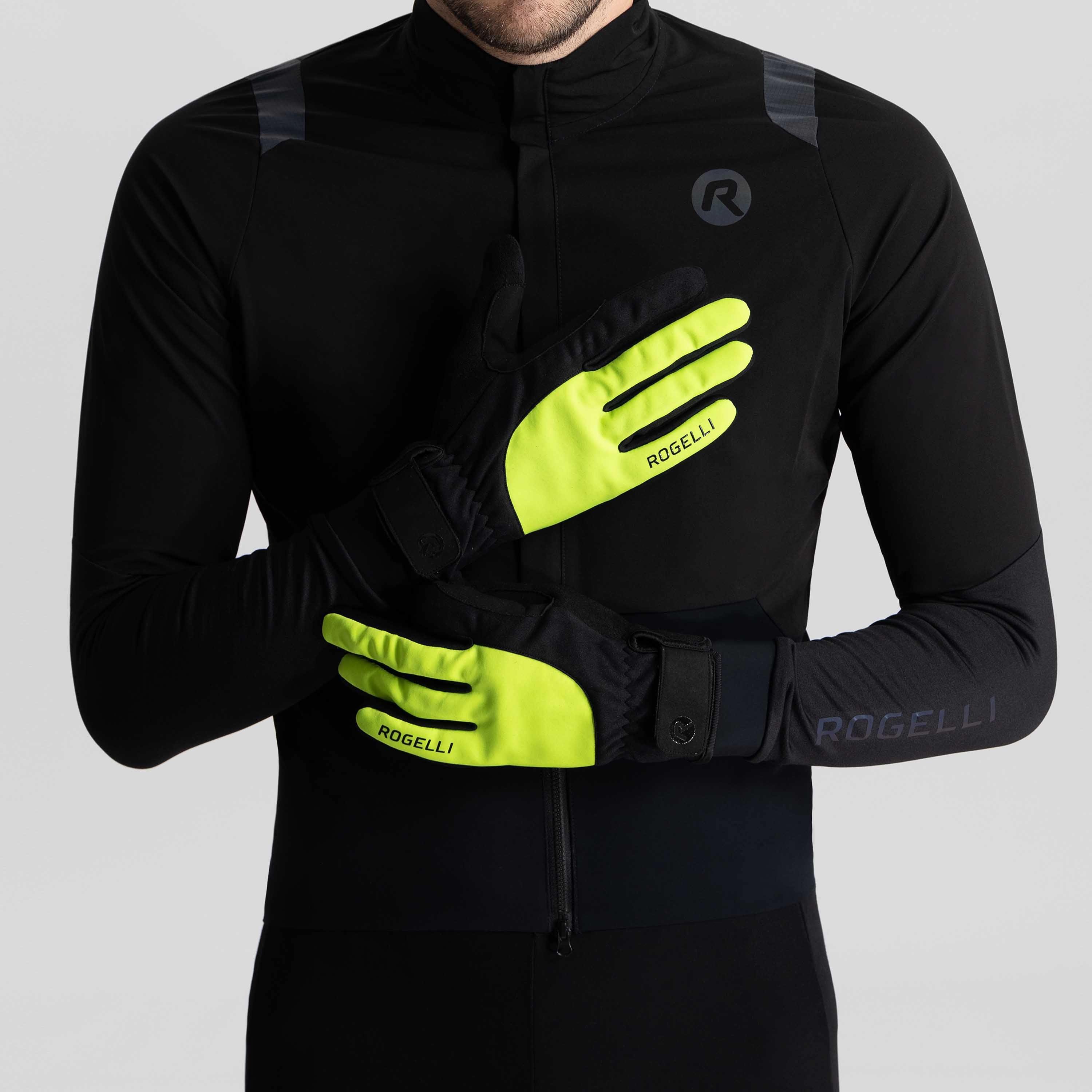 Core II Winter Cycling Gloves Men - Neon yellow