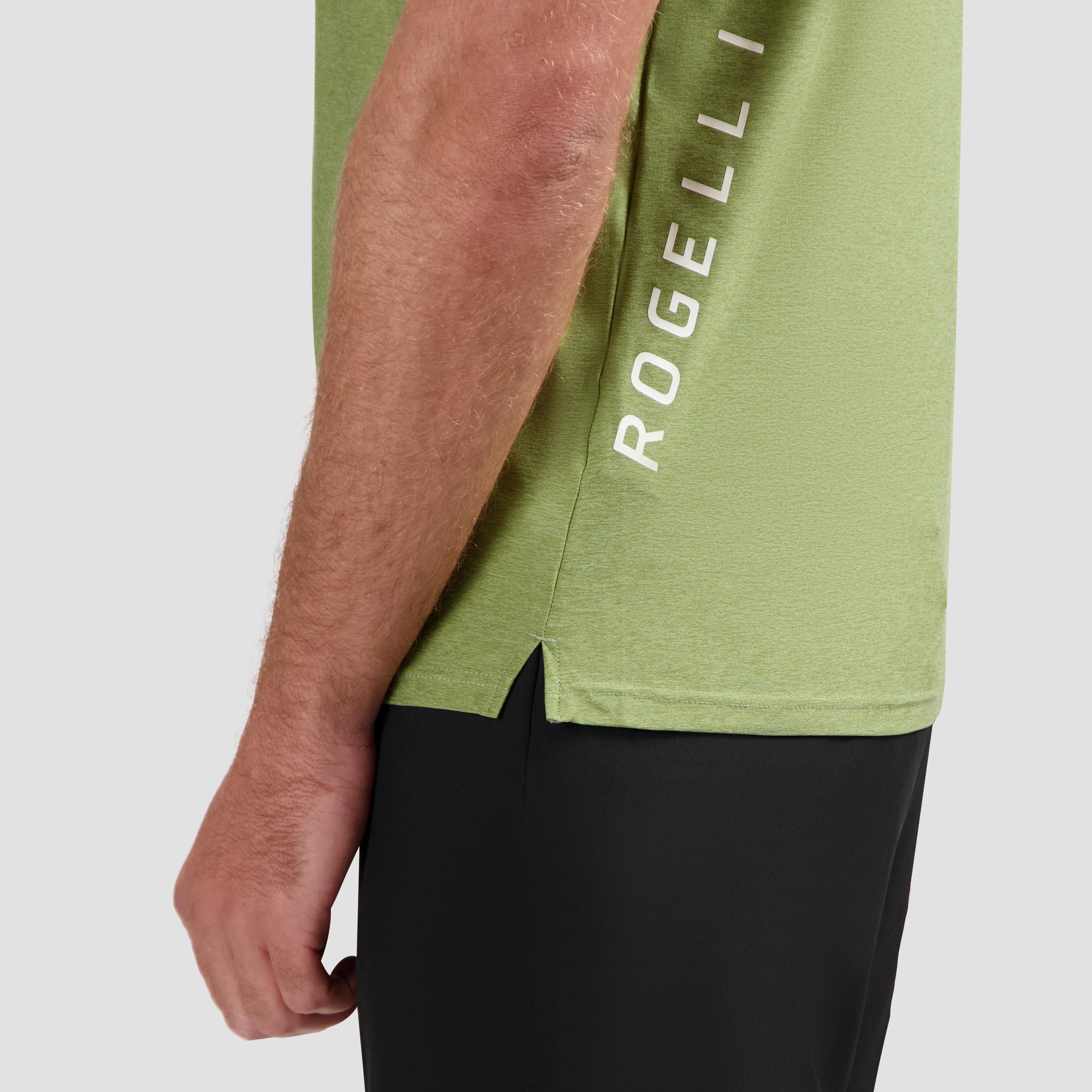 Essential Hardloopshirt Heren - Saliegroen
