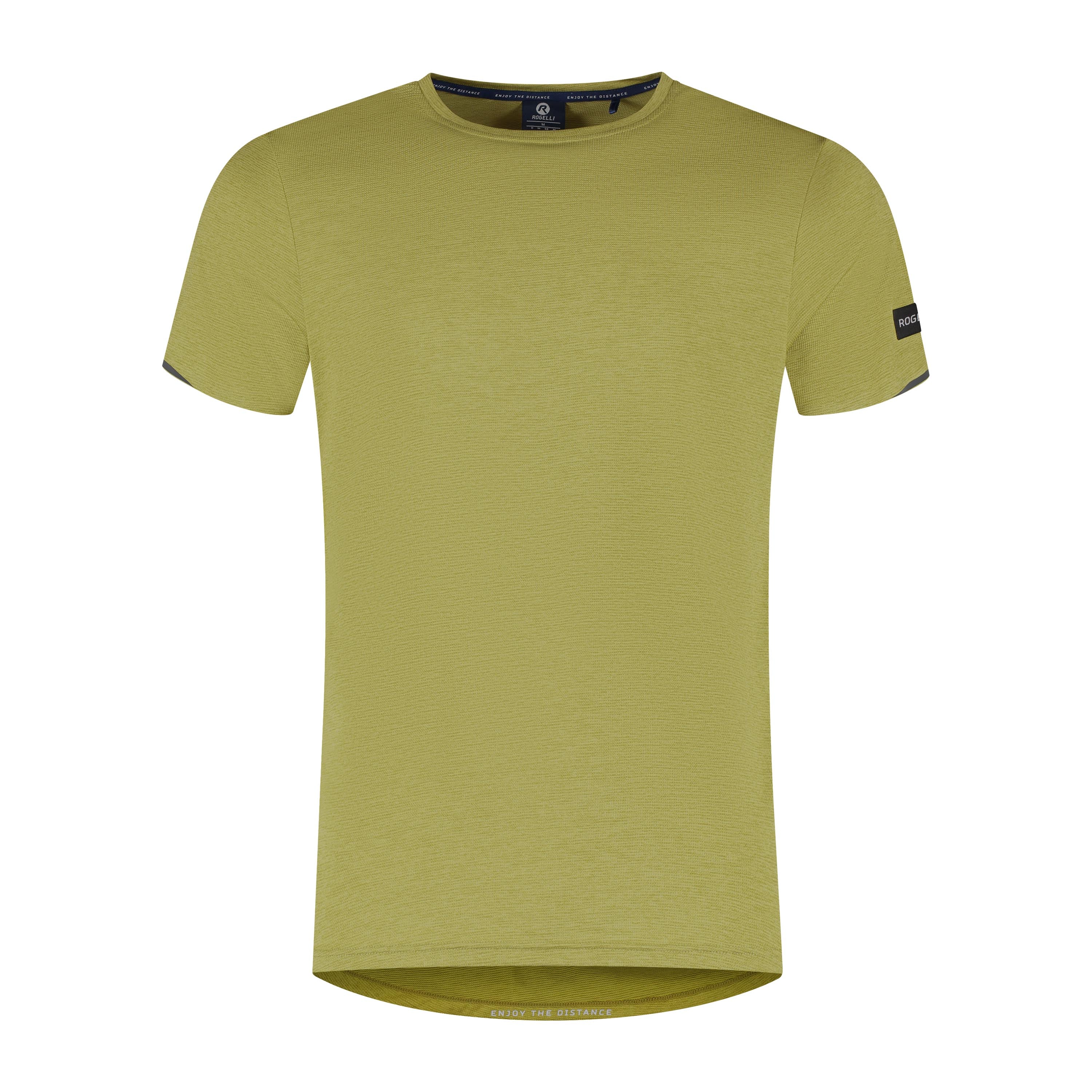 Distance Hardloopshirt Heren - Mosterd
