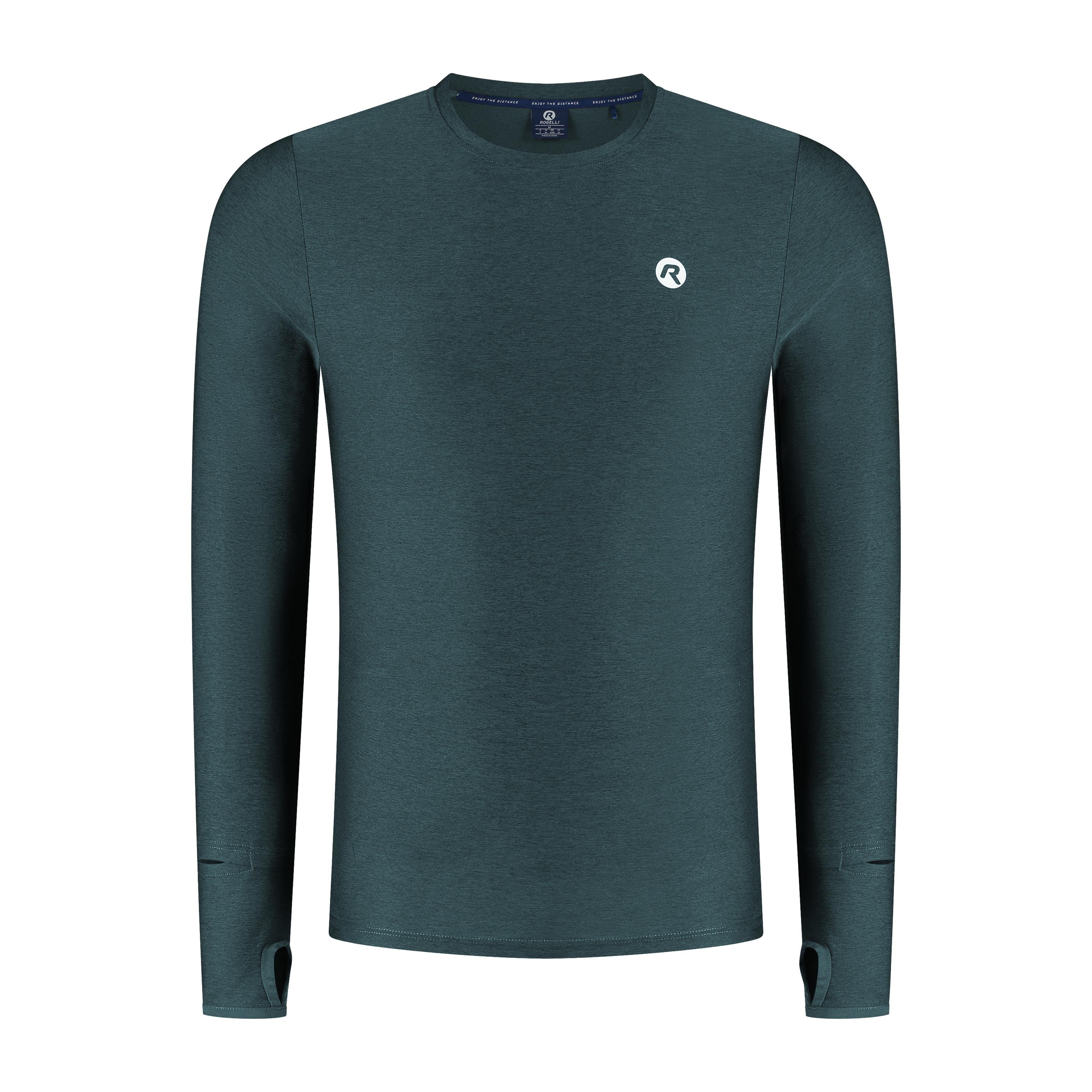 Essential Hardloopshirt Lange Mouw Heren - Donkerblauw