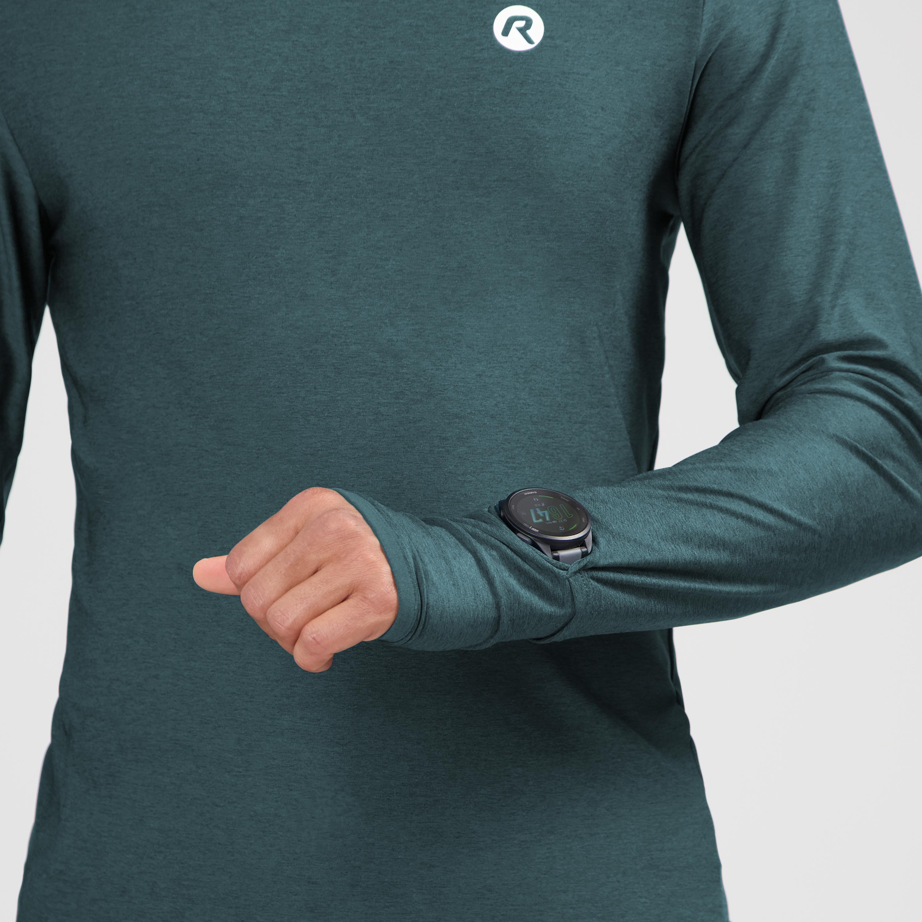 Essential Laufen Hemd Langarm Männer - dunkelblau