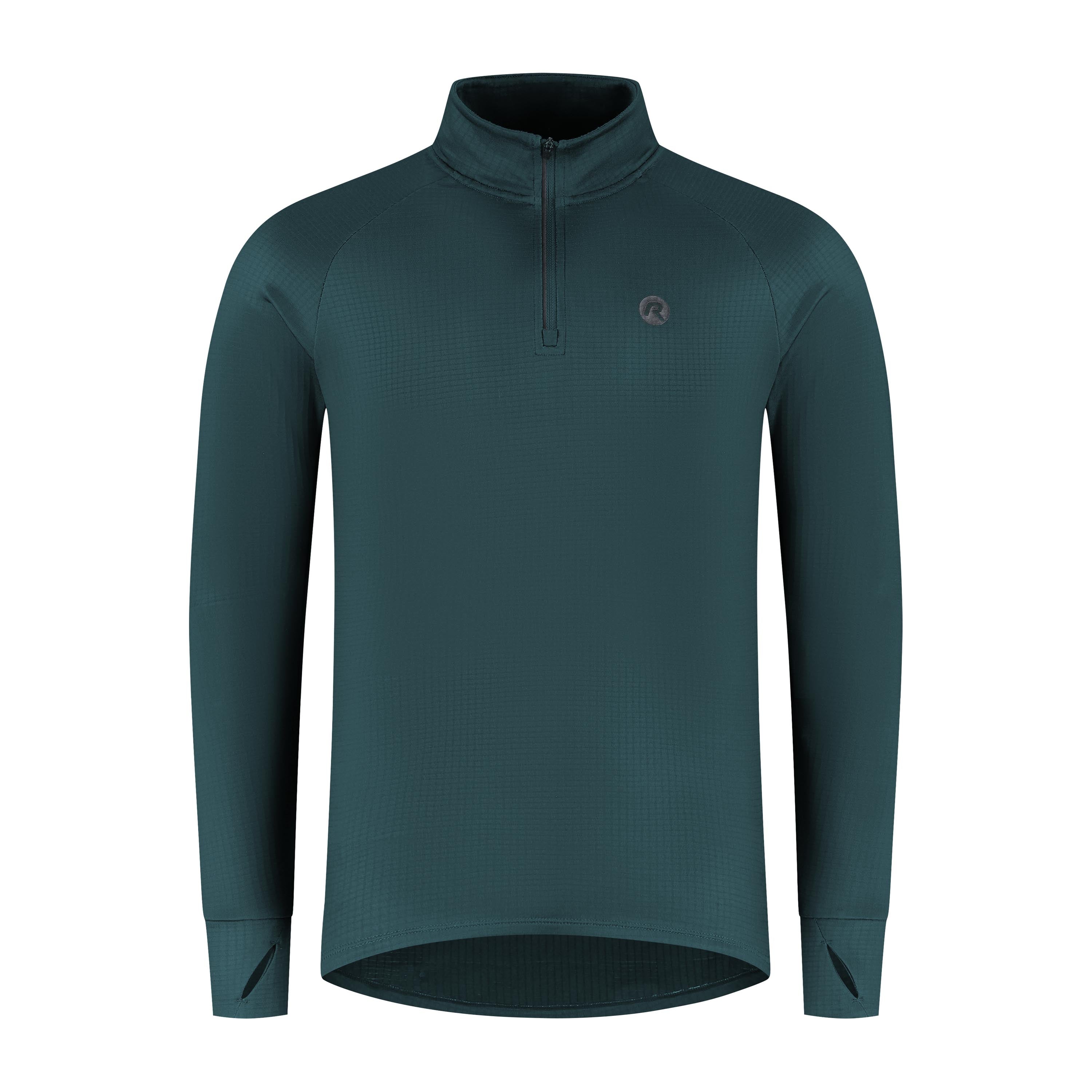 Essential Hardlooptop Lange Mouw 1/2 Zip Heren - Donkerblauw