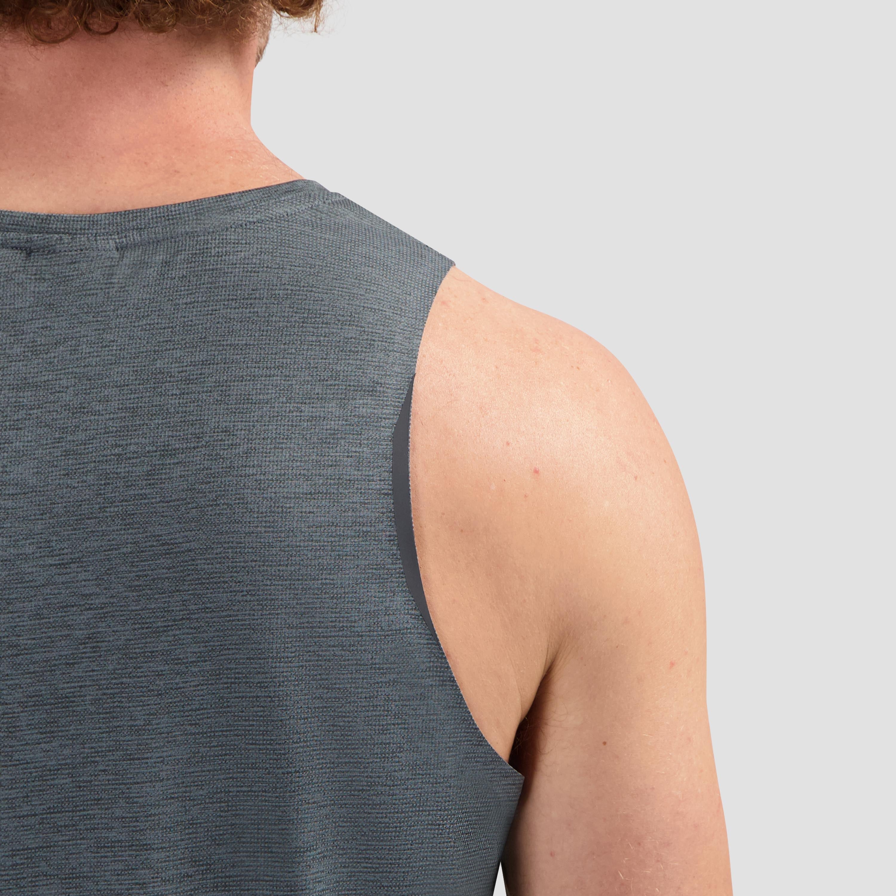 Distance Hardloopsinglet Heren - Lichtblauw
