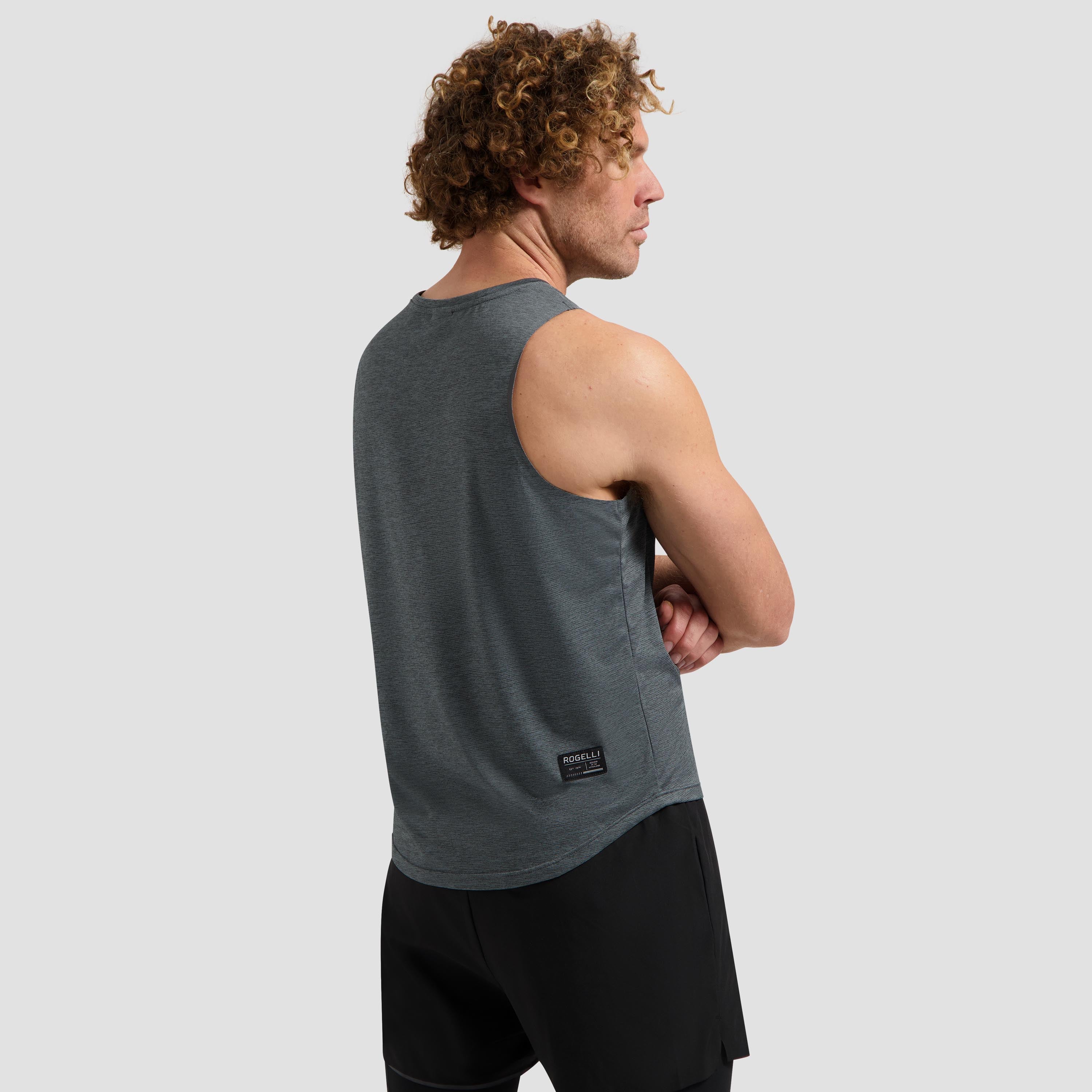 Distance Hardloopsinglet Heren - Lichtblauw