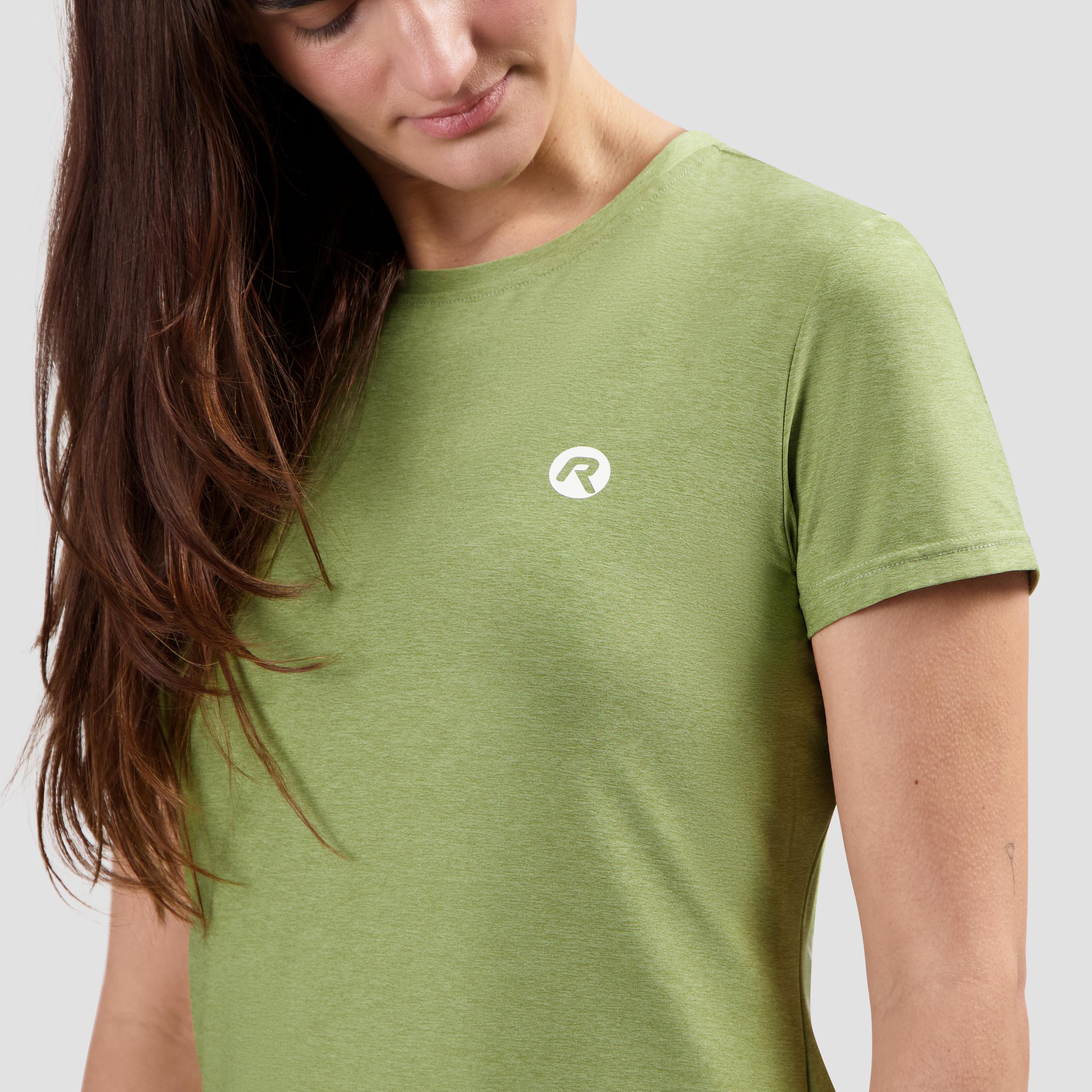 Essential Hardloopshirt Dames - Saliegroen
