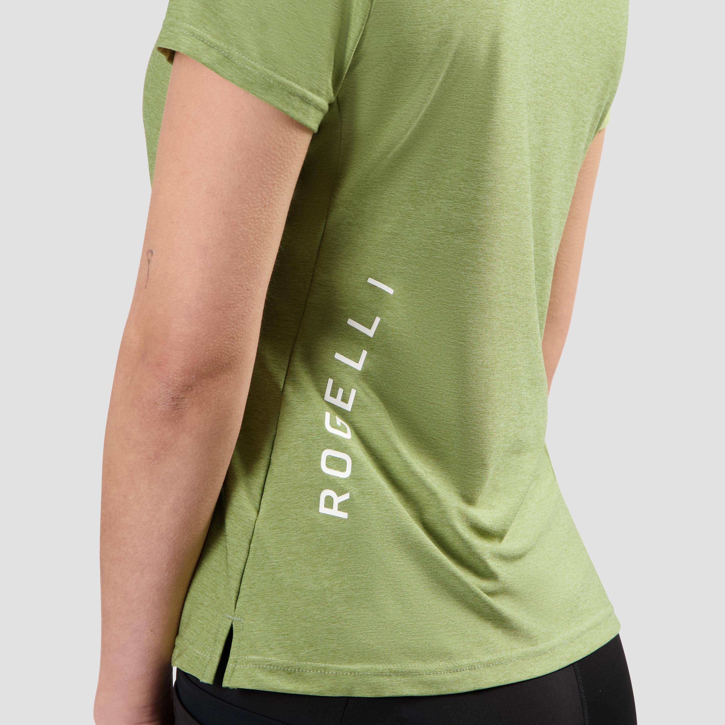 Essential Hardloopshirt Dames - Saliegroen
