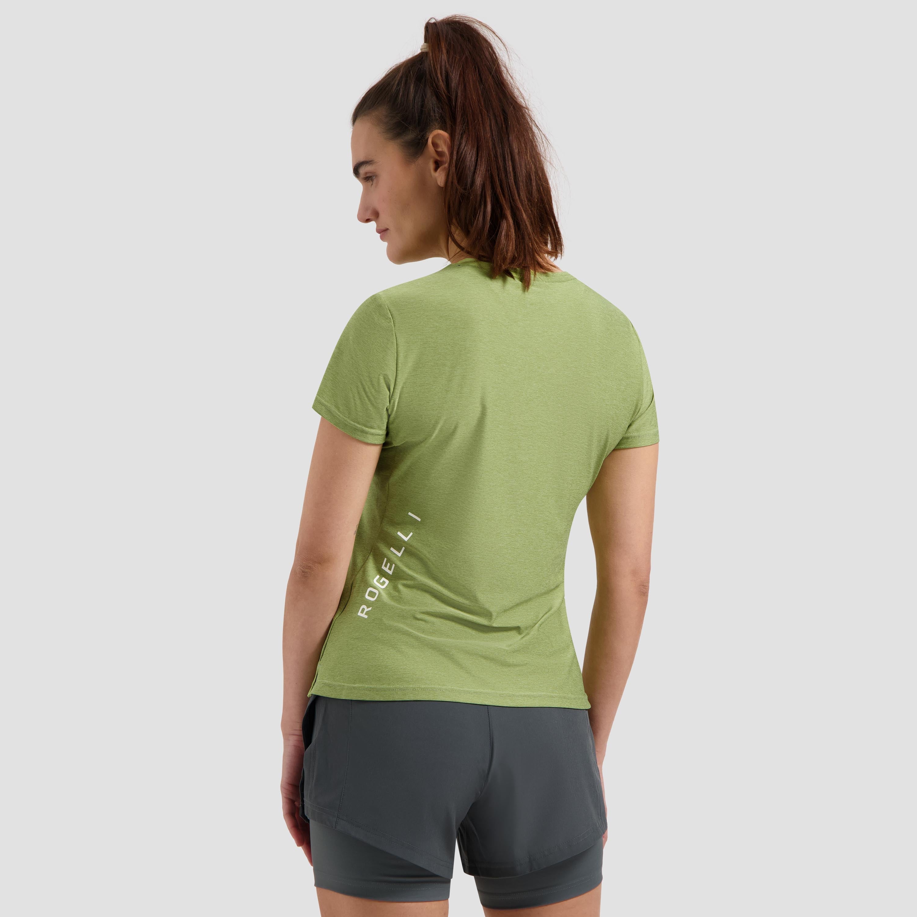 Essential Hardloopshirt Dames - Saliegroen